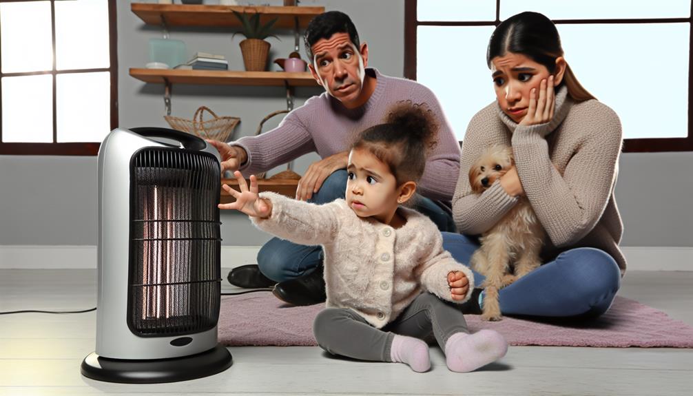 awareness of heater hazards