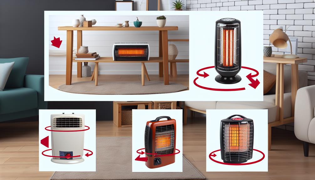 different types of portable heaters