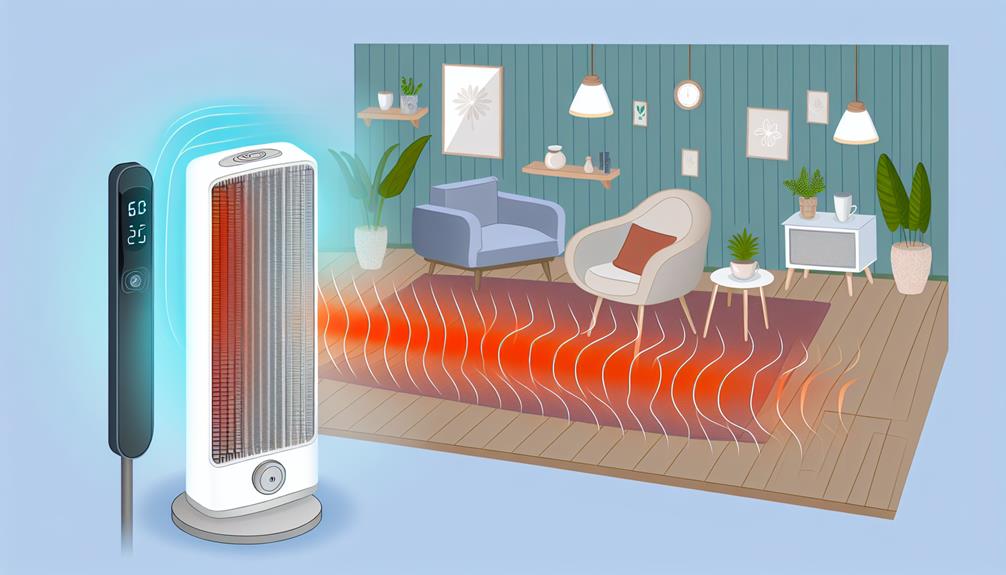 thermal oscillation and temperature distribution